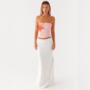 Peppermayo Pink Floral Crop Top